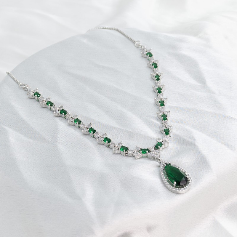 American Diamond Necklace Set