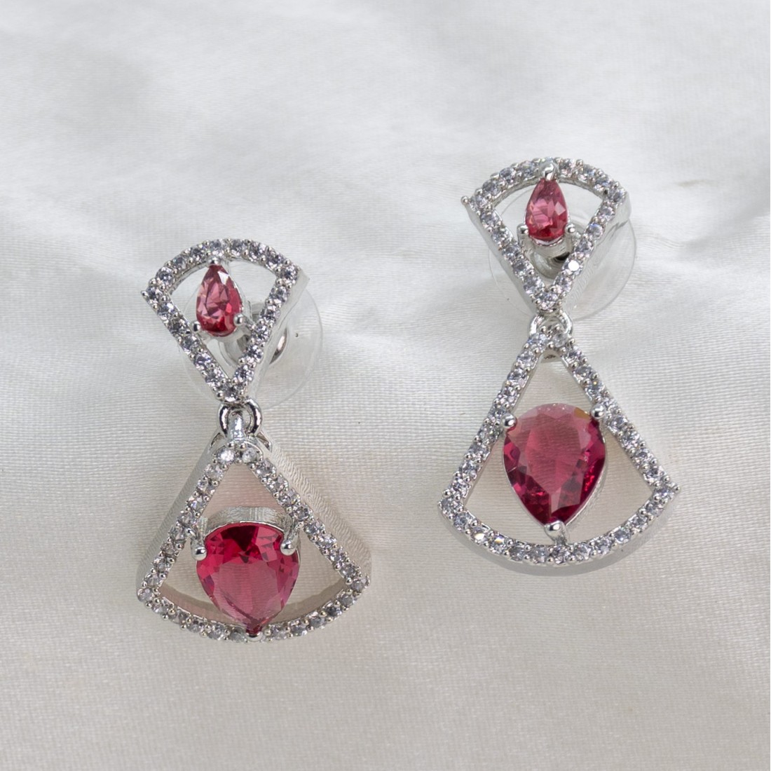 Premium Red American Diamond Tops