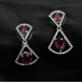 Premium Red American Diamond Tops