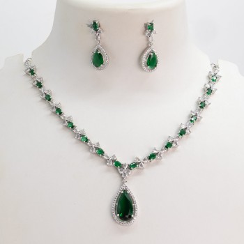 American Diamond Necklace Set