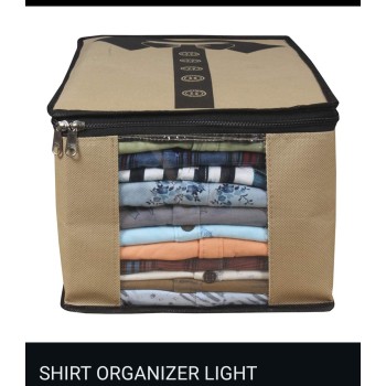 Non Woven Shirt Cover Shirt Organizer Brown color
