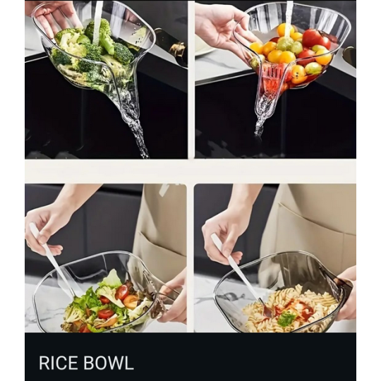 Kitchen Drainage Basket Strainer for Washing Vegetable Fruit Salads bowl