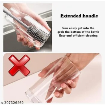 Bottle cleaning brush with long handle 