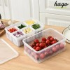 food organizer Basket with Divided food box for Freezer Storage Containers, Kitchen Storage, Vegetable Storage