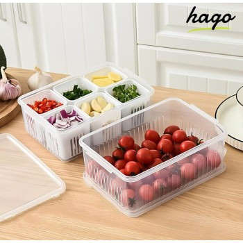 food organizer Basket with Divided food box for Freezer Storage Containers, Kitchen Storage, Vegetable Storage