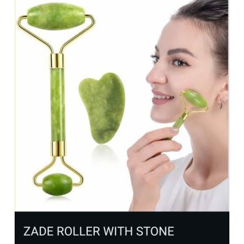 ZADE face Roller with stone for toning, firming, relaxing and tightening