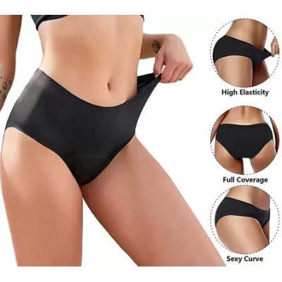 Women Hipster panty Black Ultimate Comfort and Style free size