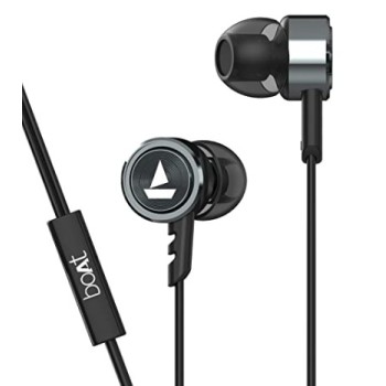 BOAT BASSHEAD 122 GUN METAL WIRED EARPHONE