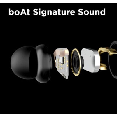 Boat Rockerz 185 pro Fiery black colour