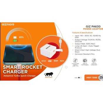 GIZMORE PA630 POWER ADAPTOR