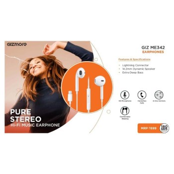 GIZMORE ME342 EARPHONES