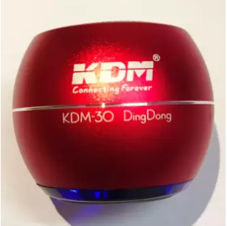 KDM 30 Dingdong Metal Body 1.5 W Bluetooth Speaker RED COLOR