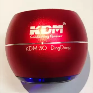 KDM 30 Dingdong Metal Body 1.5 W Bluetooth Speaker RED COLOR