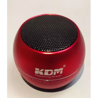 KDM 30 Dingdong Metal Body 1.5 W Bluetooth Speaker RED COLOR