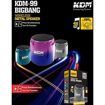 KDM 99 BigBang Bluetooth Wireless Metal Mini Speaker small size bluetooth speaker