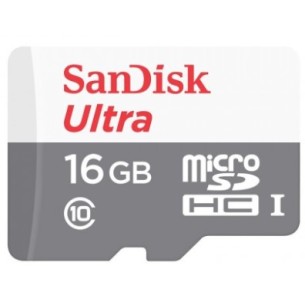 SanDisk Ultra Micro SDHC 16 GB UHS-I Class 10 Memory Card