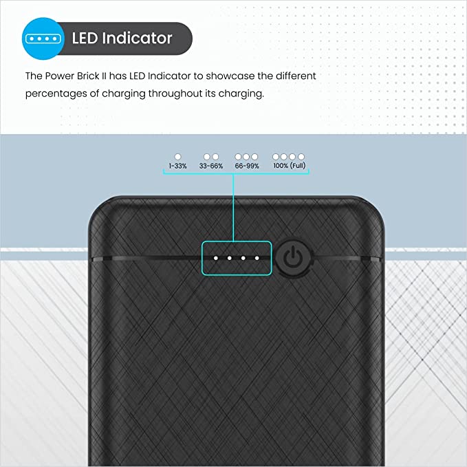 PORTRONICS 10K MAH POWER BANK BRICK  2