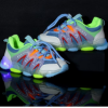 Kids Colour blocked LED Embellished Lightweight boys' shoes