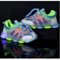 Kids Colour blocked LED Embellished Lightweight boys' shoes