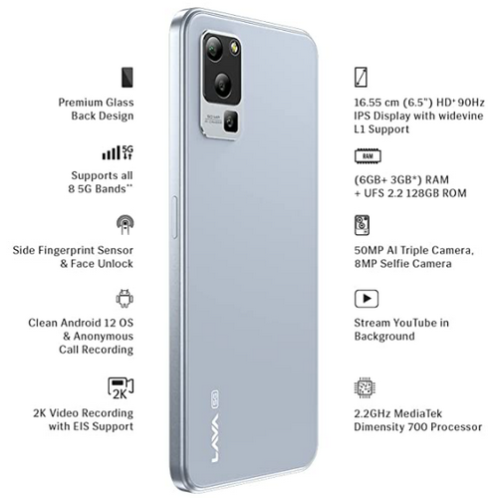 Lava Blaze 5G Silicon cover 