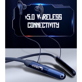  Ubon CL-900 Wireless Neckband Ubon CL-900 Wireless v5.0 Upto 40 Hrs Playtime | Touch Control | Real Stereo | Type-C Bluetooth Headset.