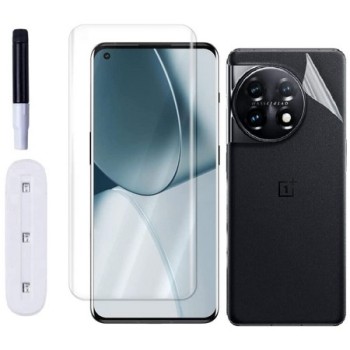  UV GLUE Glass and Back Screen Guard For Oneplus 11 