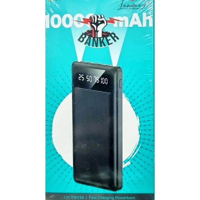 landmark 10000 mah powerbank with 5in1 connector |fast charging power bank with mobile holder