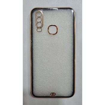 VIVO Y17 6D TRANSPARENT COVER (Black- Golden)