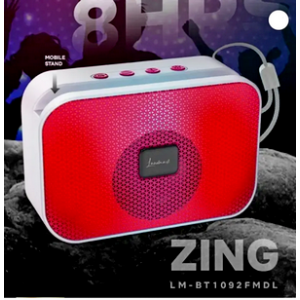 Landmark Zing Portable Wireless Speaker with Inbuilt-FM, RGB Lights Immersive Sound 7 W Bluetooth Party Speaker LH-BT1092