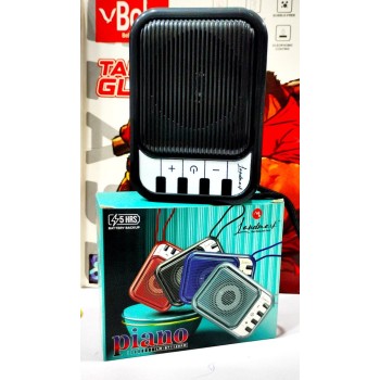 landmark piano portable mini bluetooth speaker and charging cable usb to type-c high-quality subwoofer speaker 7w mini LM-BT 1126FM