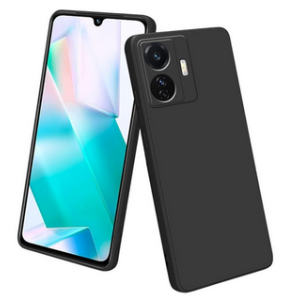 VIVO T1 PRO 5G BLACK SILICON BACK COVER