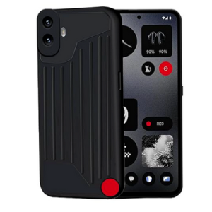 CMF Phone 1 Back Cover Silicon rubber Shock Proof Case Cover Matte Soft Silicon Flexible Back Cover for CMF Phone 1 by Nothing