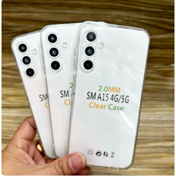 Transparent Back Cover Case Screen Protection Clear Back Cover Case for Samsung Galaxy A15 5G 