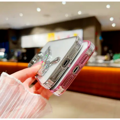 iPhone 13 glitter cover Designed Cover with Cute Butterfly Plating Design Aesthetic Women Teen Girls Back Cover Cases beautiful finishing 