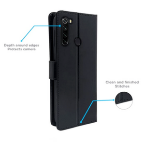flip case cover mobile protector leather with magnetic case high-quality compatible with Redmi note 8 high-quality