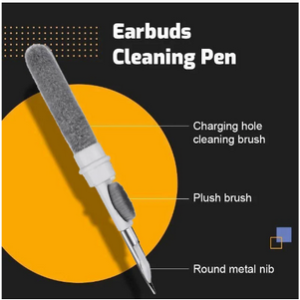 3 In 1 Earbuds Cleaning Pen For Cleaning Of Ear Buds/ Ear Phones/ Mobile/ DIY multifunction cleaning pen