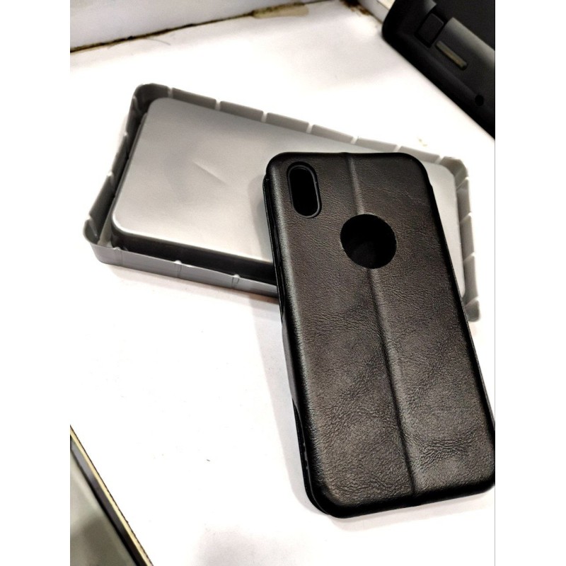 magazine leather flip cover case compatible apple iPhone xs and x mobile protector shield protector .