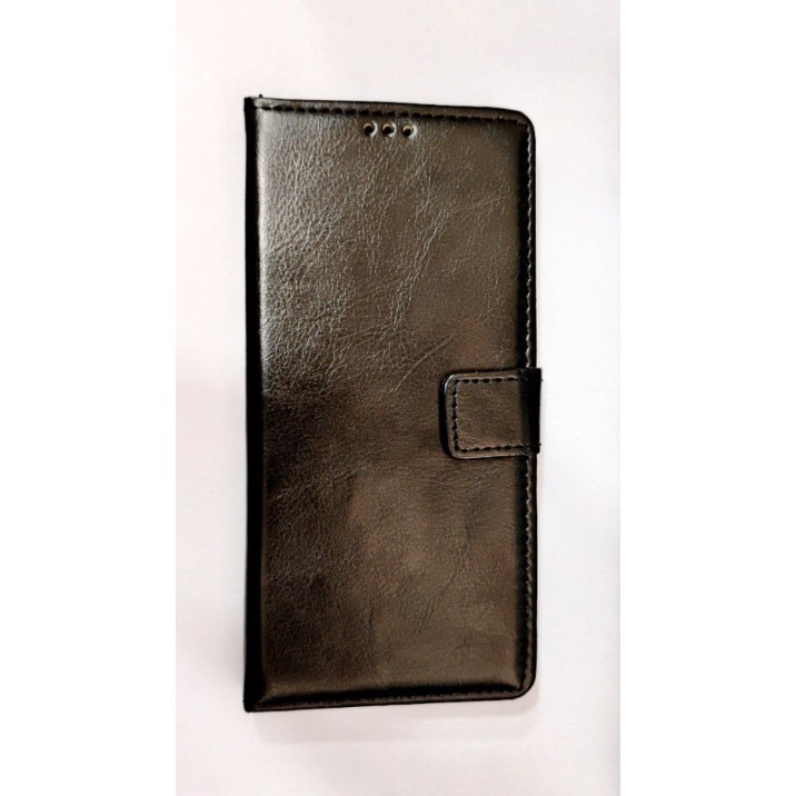 Flip Cover Back Case Cover HIGH QUALITY  for Samsung Galaxy A15 5G Flexible Leather Finish  Card Pockets Wallet Stand | Black)