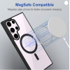 Transparent and black border  hard cover case protector Camera Protection Bump| Transparent Back Cover Case Compatible for Samsung S23 Ultra Black Bumper