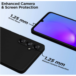 Matte Silicone Back cover case protector Camera Protection Shockproof Soft Matte Silicone rubber compatible with Samsung M34 5G HIGH-QUALITY COVER CASE