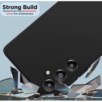 Matte Silicone Back cover case protector Camera Protection Shockproof Soft Matte Silicone rubber compatible with Samsung M34 5G HIGH-QUALITY COVER CASE