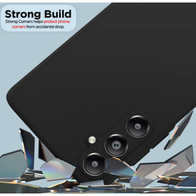 Matte Silicone Back cover case protector Camera Protection Shockproof Soft Matte Silicone rubber compatible with Samsung M34 5G HIGH-QUALITY COVER CASE