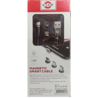 ETAR 3 in1 Magnetic smart Charging Cable ET-B16 2.4Amp Best Quality fast charger support c-type, android, iphone cable.