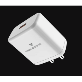 TIMBRESONIC 80 W Super VOOC 7 A Mobile Charger with Detachable Cable  (White, Cable Included) fast charger supporteble TYPE-C