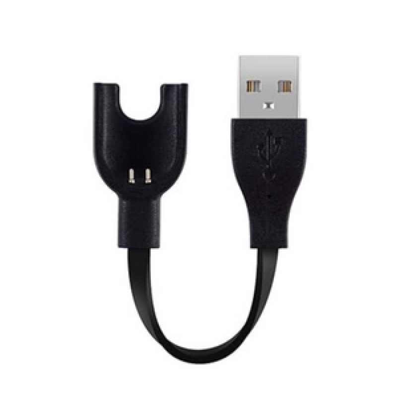 Mi Band 3/3i USB Adapter Power Charger Charging Cable Dock Charger Compatible for Xiaomi Mi Band 3/3i Smart band(Black)