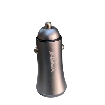 VARNI car charger Dock Quick charger, 2 port USB AND TYPE-C 18W and output 3.4 A with Type-c charging cable C35