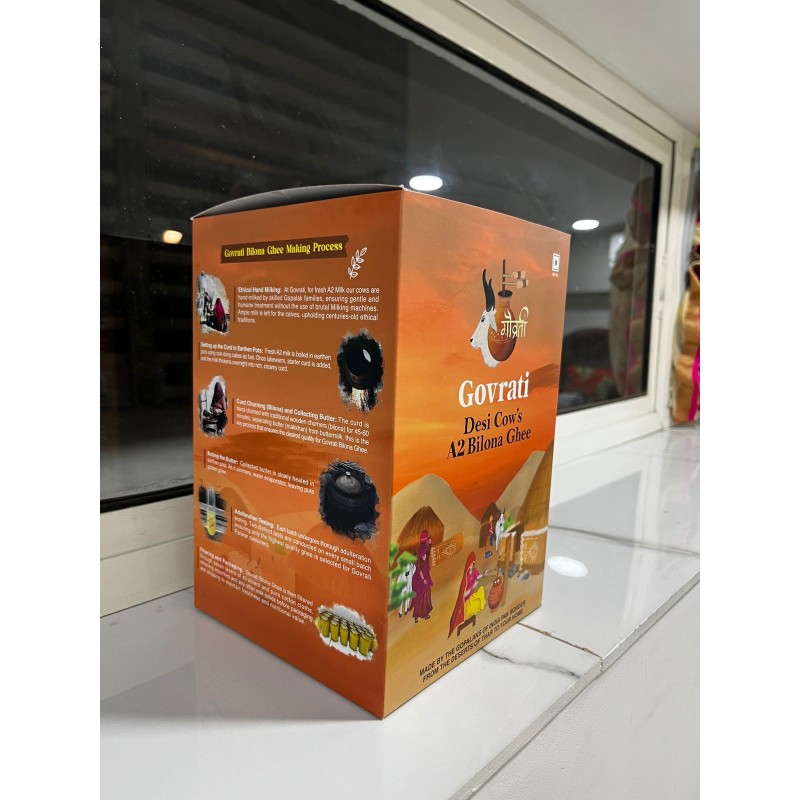 Govrati Desi Cow’s A2 Bilona Ghee desi ghee and 1000mL / 500ml natural ghee 