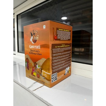 Govrati Desi Cow’s A2 Bilona Ghee desi ghee and 1000mL / 500ml natural ghee 