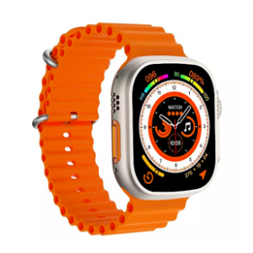 smart watch t-800 ultra strap smart watch wireless charging t 800 ultra space aluminium case high-quality strap 
