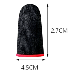 Wasp Feelers Finger Sleeves for PUBG Mobile Gaming with Sensitive Touch Finger Sleeve 5x2 5 packet 